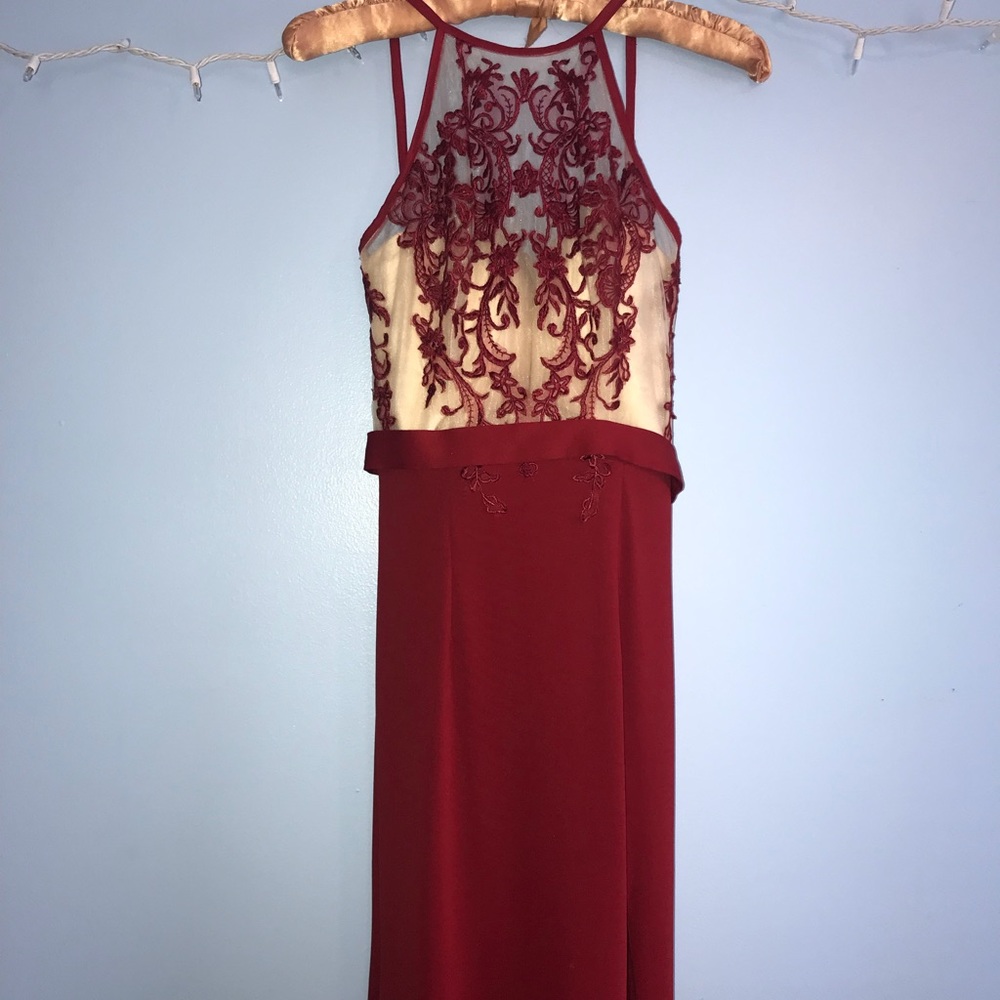 Long sleeveless prom dress bought from JJs House